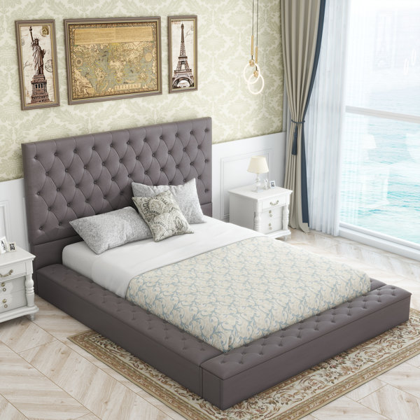 Geralyn upholstered online bed